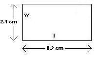 The actual length of the rectangle below is 41 cm. using the scale drawing below, find the actual wi