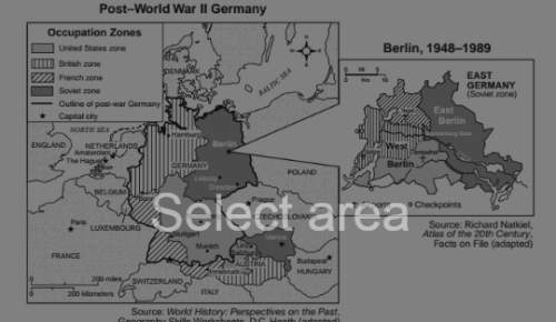 Based on these maps, identify two impacts world war ii had on germany