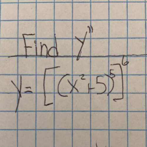 Find the 2nd derivative of y = [(x^2+5)^5]^6 if someone could me by a