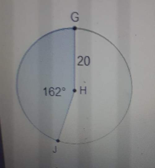 What is the area of shaded section of the circle?