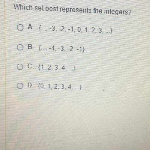 Which set best represents the integers?