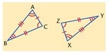 Abc is congruent to which angle?  cab xyz this xzy yzx sid