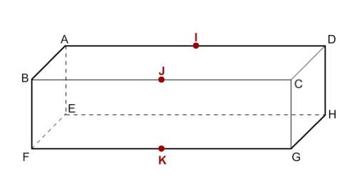 Which points are coplanar?  a) a, b, h, g b) b, j, k, f c) c, g, a, f