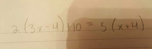 How do you solve for the variable ? ?
