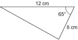35  what is the area of this triangle?  enter your answer as a decimal in the box.