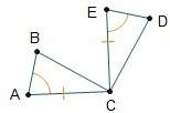 Which shows two triangles that are congruent by the sss congruence theorem?