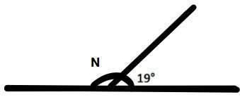 Cant get wrong what is the measurement of n?  a) 161°  b) 167°  c) 176°