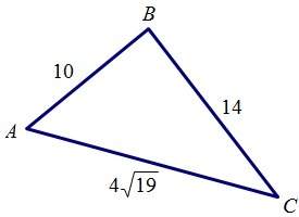 Is triangle abc a right triangle? why or why not?  a. no, triangle abc is not a right t