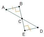 Which shows two triangles that are congruent by the sss congruence theorem?
