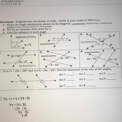Can anyone find the measurements of these angles (#7 only u)