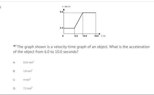 The graph shown is a velocity-time graph of an object. what is the acceleration of the object from 6