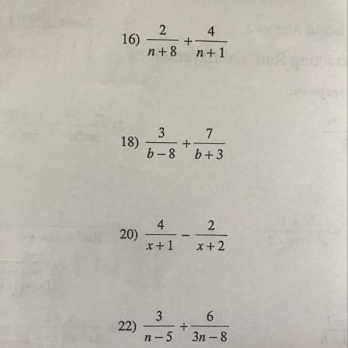 Can someone explain step by step how to do #16?