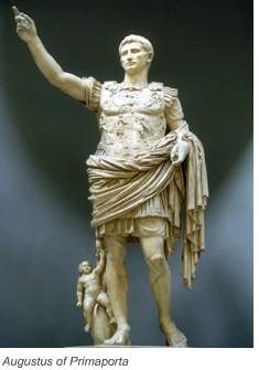 Which of the following is a characteristic of roman sculpture exemplified by augustus of primaporta?