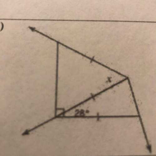 Find the value of x ( explain )