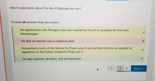 Which statement about the life of raphael are true ? this is the correct answer for k12