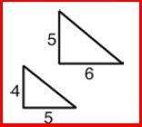 Which two triangles could you prove similar by aa ∼?