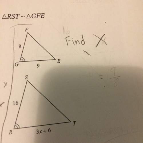 How to solve for x. using similar triangles?