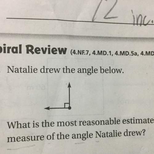 What is the most reasonable estimate for the measure of the angle