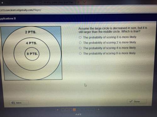 Assume the large circle is decreased in size, but it is still larger than the middle circle. which i