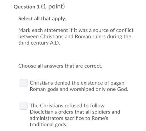 Select all that apply. mark each statement if it was a source of conflict between christ