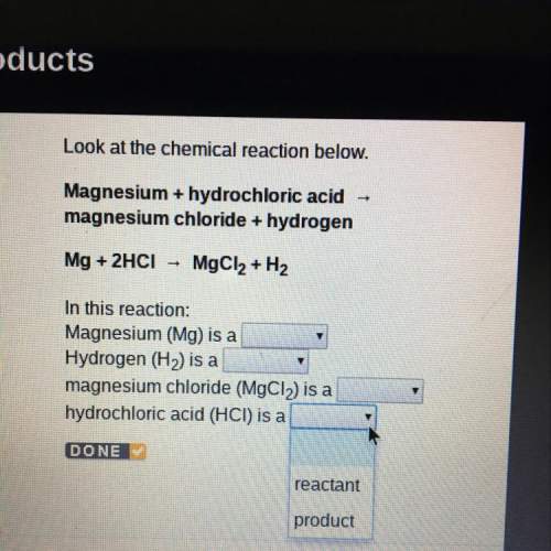 Look at the chemical reaction below.