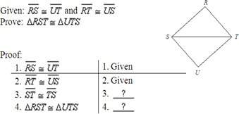 Justify the last two steps of the proof.