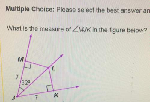 Multiple choice: select the best answer anwhat is the measure of lmjk in the figure below? 320h