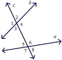 /3 and /6 form which type of angle pair? a. corresponding angles b. alternate interior angles c. co