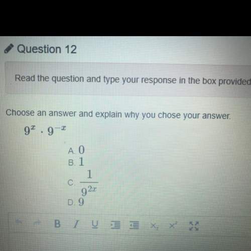 Choose and answer and explain why you chose your answer