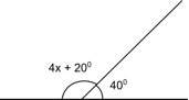 The angles below are supplementary. what is the value of x?  5 7.5 15&lt;