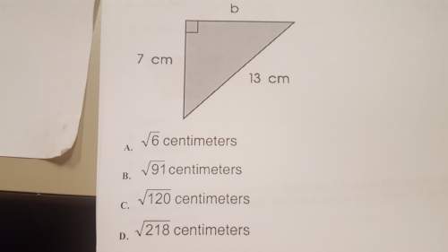 What's the lenght of side b in the figure below