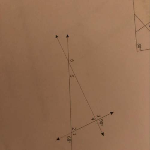 What is the measure of &lt; 1,&lt; 2,&lt; 3,&lt; 4,&lt; 5 and &lt; 6