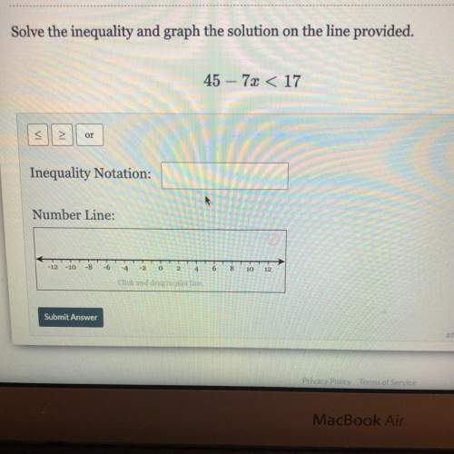 Me find the inequality notation and graph on the number line