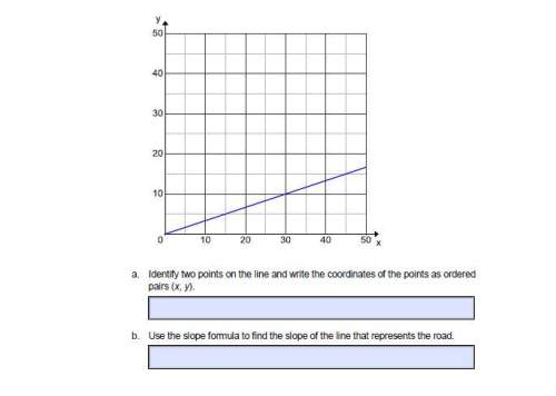20 pts use the slope formula to calculate the slope of the line in each situation described below. s