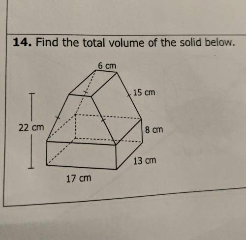 Find the total volume of the solid