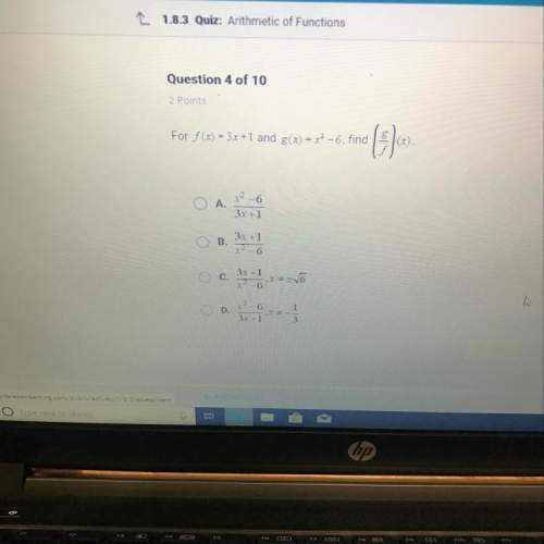For f(x)=3x+1 and g(x)=x^2-6, find (g/f)(x).