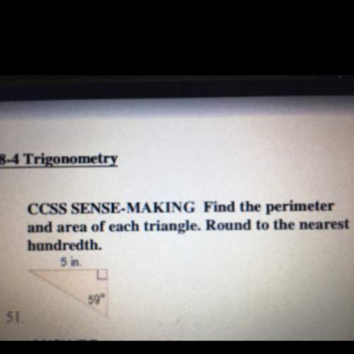How do i find the area and perimeter of this triangle?