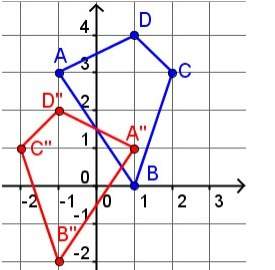 Write a sequence of transformations that maps quadrilateral abcd onto quadrilateral a b c d