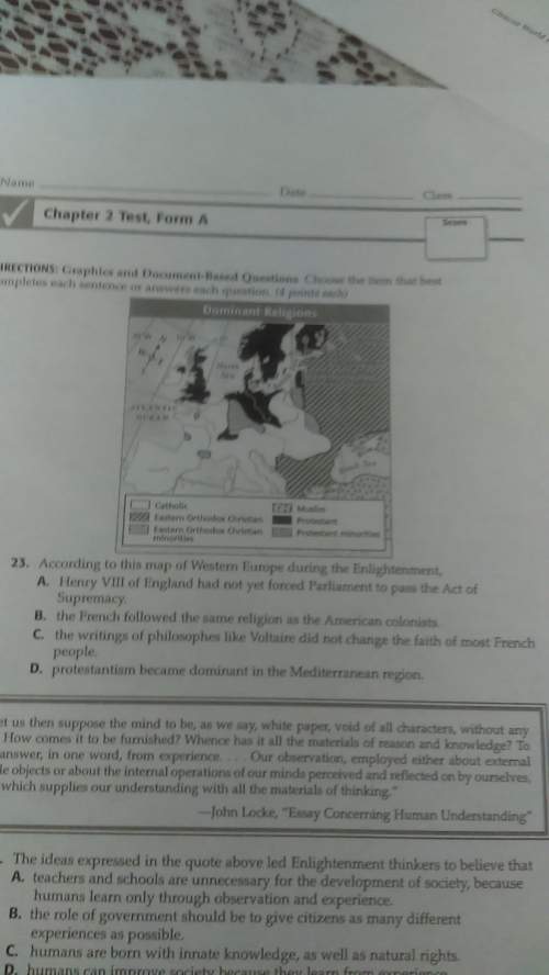 Question: according to this map of western europe during the enlightenment