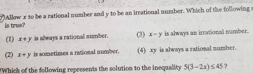 Ineed with question 7, don't really get it?