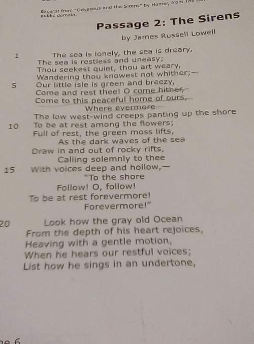 It is a poem about the sirens and odysseus
