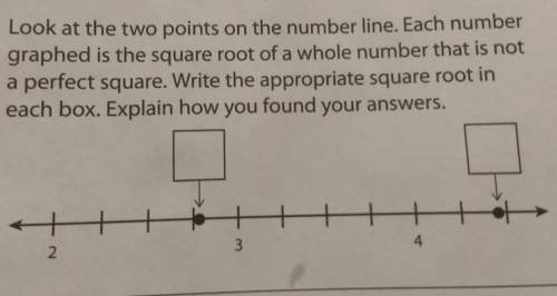 What is the appropriate square root in each box explain how you found your answers