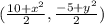 (\frac{10+x^{2} }{2} , \frac{-5+y^{2} }{2} )