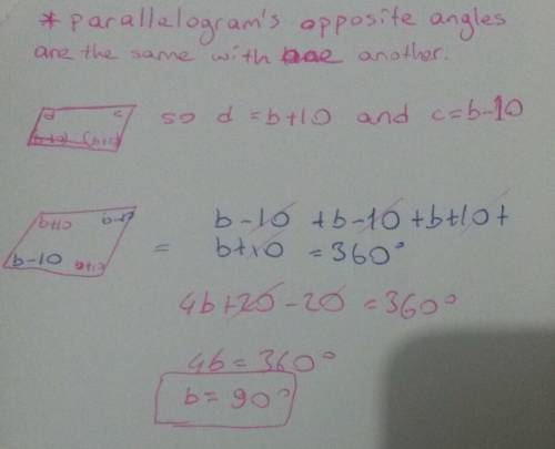 Find the value of each variable in the parallelogram