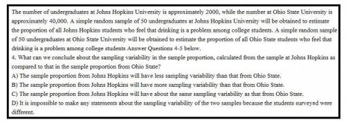 The number of undergraduates at Johns Hopkins University is approximately 2000, while the number at
