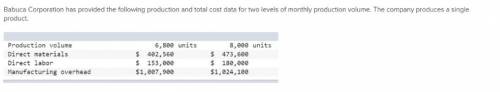 The best estimate of the total variable manufacturing cost per unit is: (Round your intermediate cal