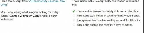 Read the excerpt from “A Poem for My Librarian, Mrs. Long.”

Mrs. Long asking what are you looking f