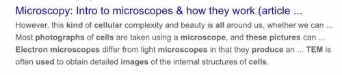 2. The discovery of cells was made possible by the invention of microscopes. Today, several differen