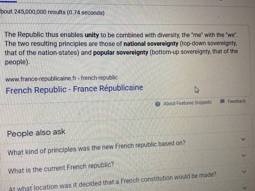 What kind of principles was the new French republic based upon