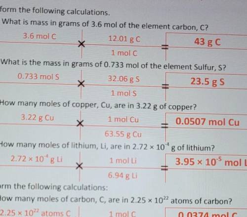 How many moles of copper are in 3.22g of copper?
